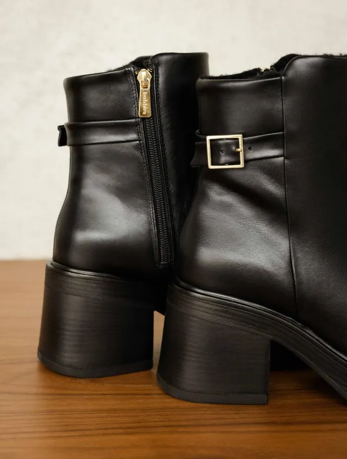 Women Ankle Boots Bobbies Isumi Intense Black