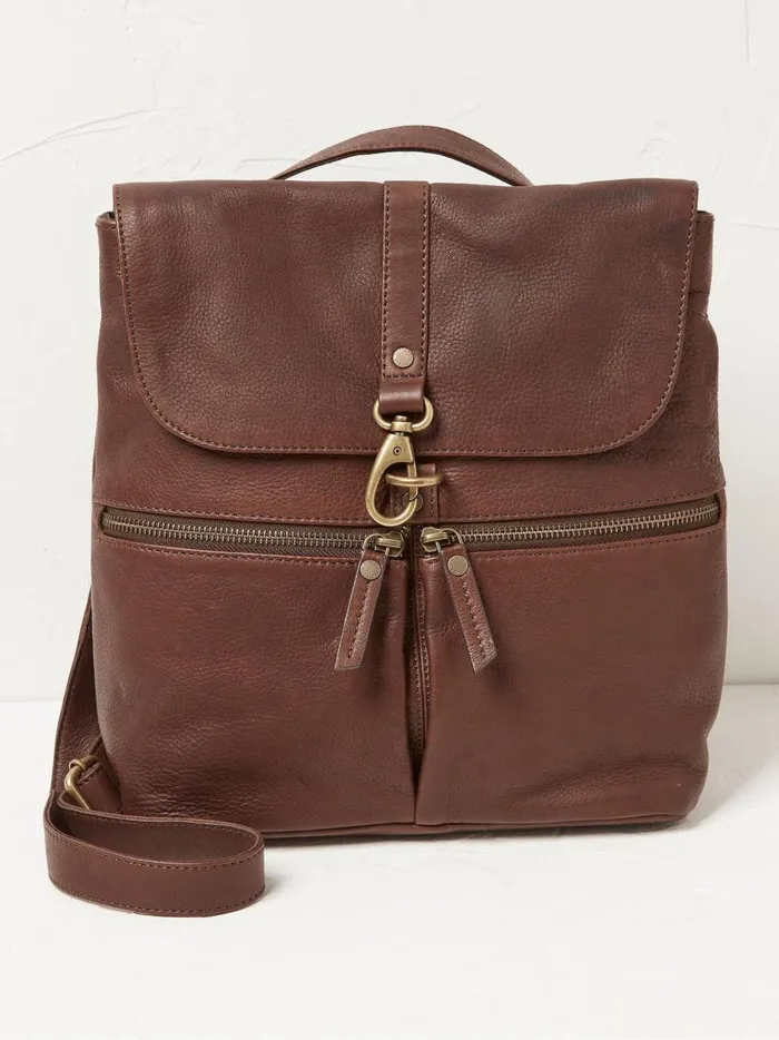 Women Bags and Purses Fat Face Brown Multifunctional Pia Bag