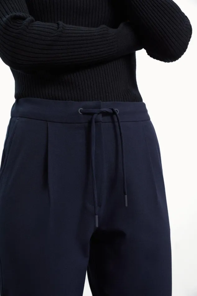 Women Blue Sot Trousers Ecoalf Trousers