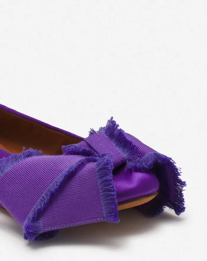 Women Lanvin Ballerinas Ballerina Flat With A Satin Bow Anemone