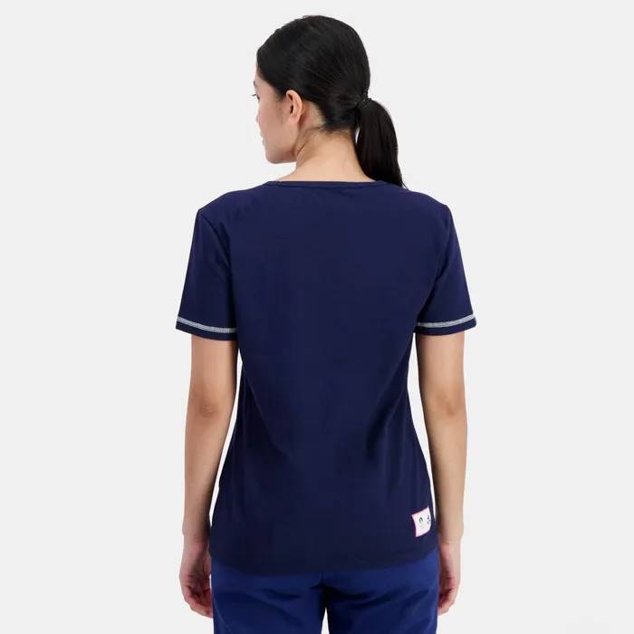 Women Le Coq Sportif Tshirts Polos Shirts And Tops Paris 2024 TShirt