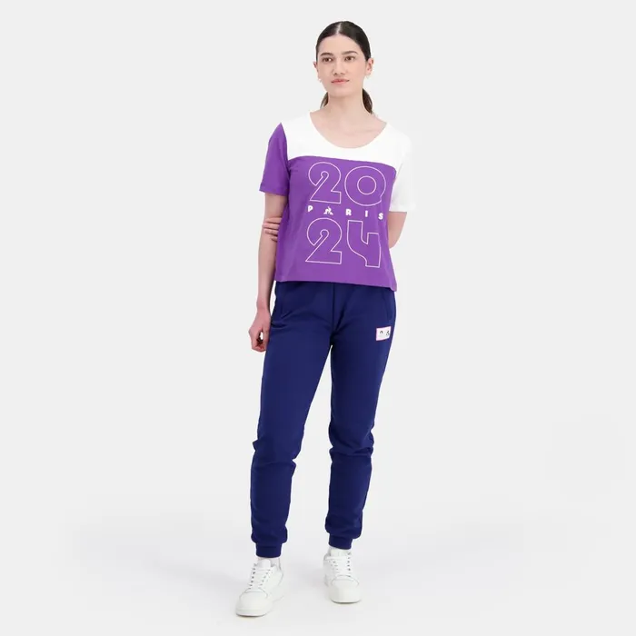 Women Le Coq Sportif Tshirts Polos Shirts And Tops Paris 2024 TShirt