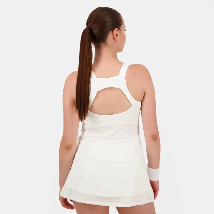 Women Le Coq Sportif Tshirts Polos Shirts And Tops Performance Tennis Tank Top New Optical White