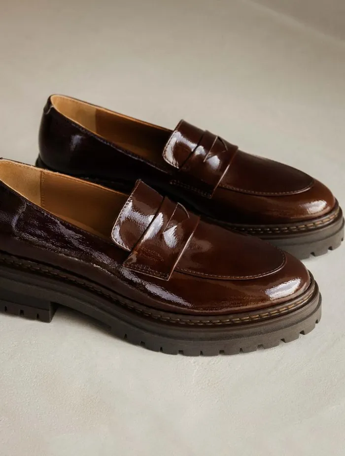 Women Loafers and Derbies Bobbies Amalia Ganache