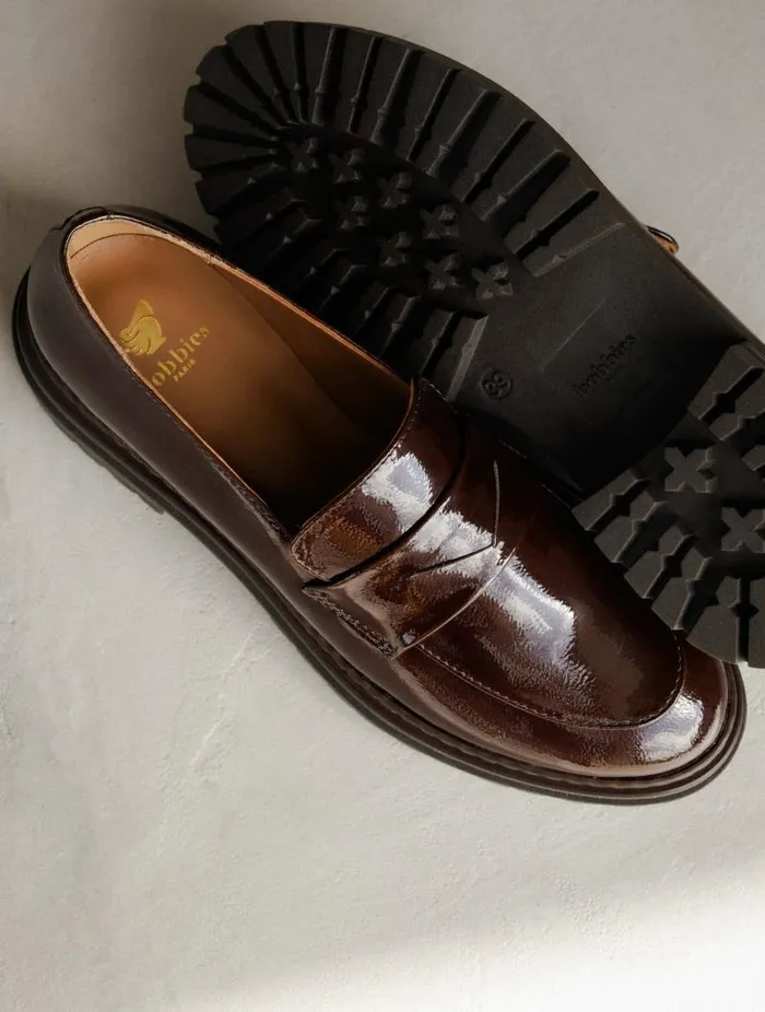 Women Loafers and Derbies Bobbies Amalia Ganache