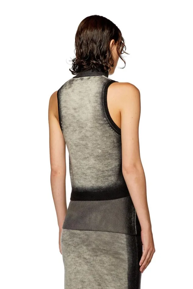 Women MIonio Grey Diesel Knitwear Women MIonio Grey Diesel Knitwear