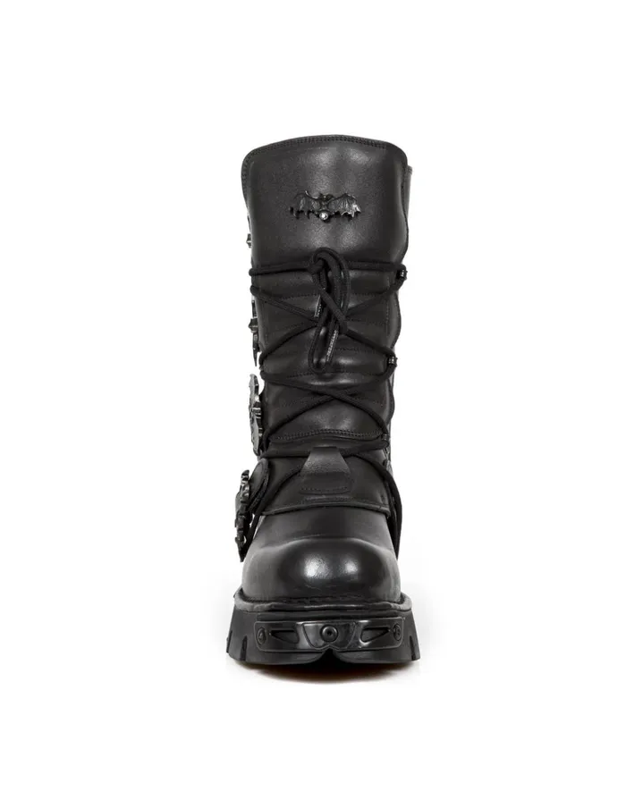 WomenMen Ankle Boot Metallic M1520C2 New Rock Boots