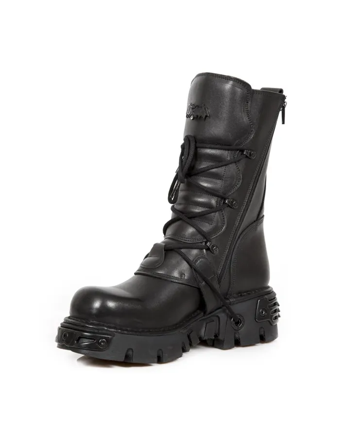 WomenMen Ankle Boot Metallic M1520C2 New Rock Boots