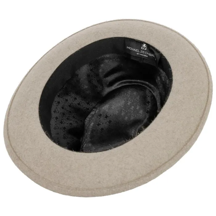 WomenMen Felt Hats Mayser Fabrice Fedora Hair Felt Hat Zechbauer Beigemottled