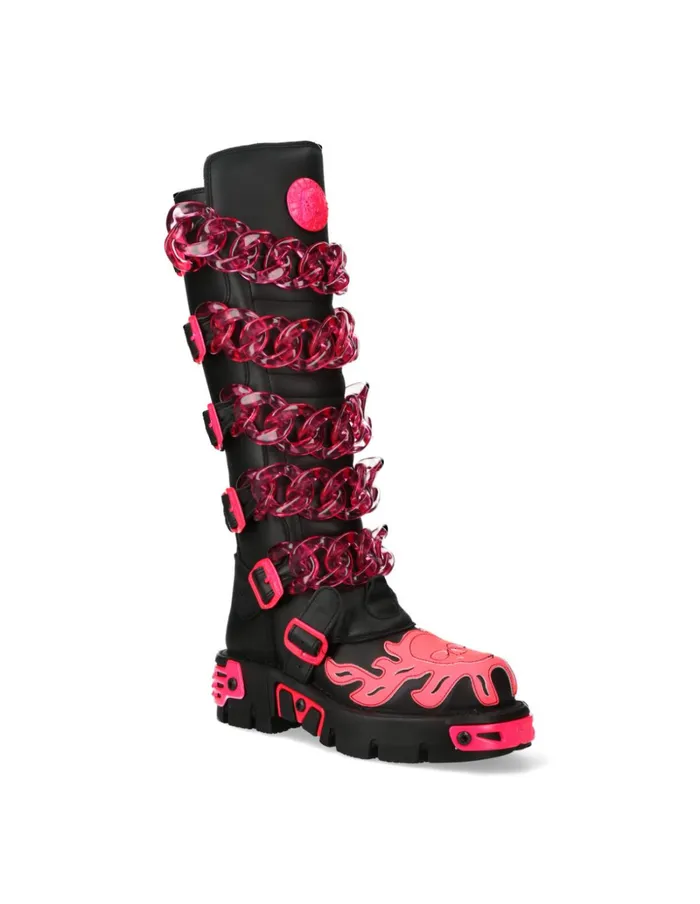 WomenMen MMet033C5 New Rock High Boots