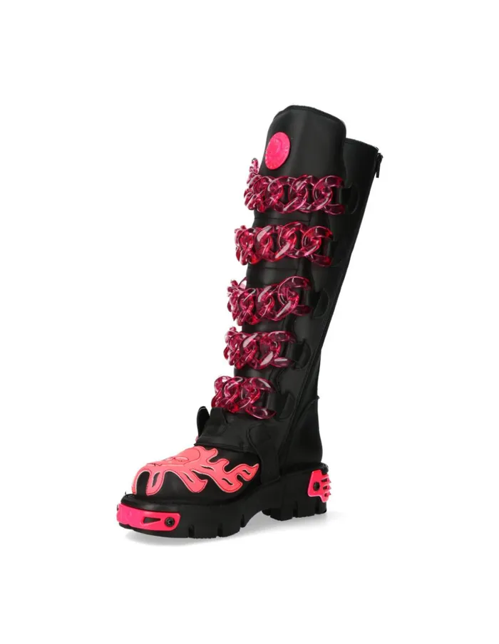 WomenMen MMet033C5 New Rock High Boots