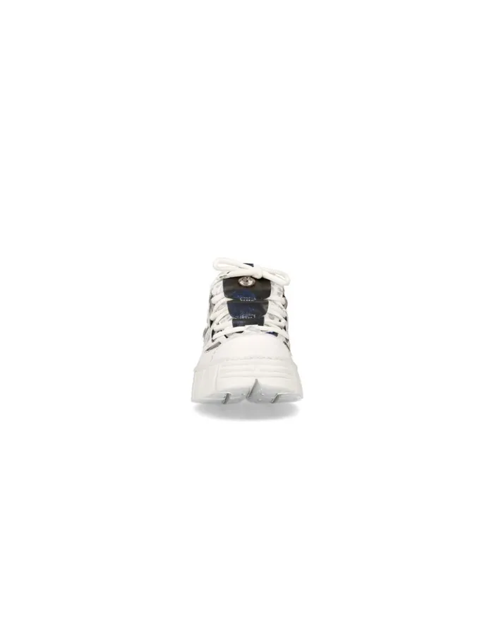 WomenMen Shoe Tower With Laces MWall002C16 New Rock Sneakers