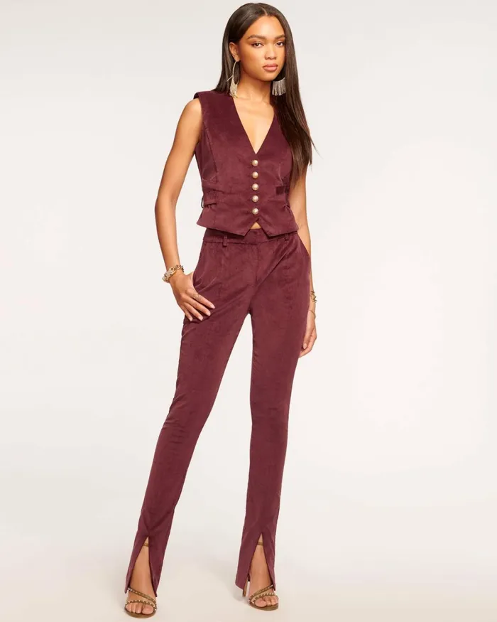 Women Miriam SplitHem Pant Cabernet Ramy Brook Pants
