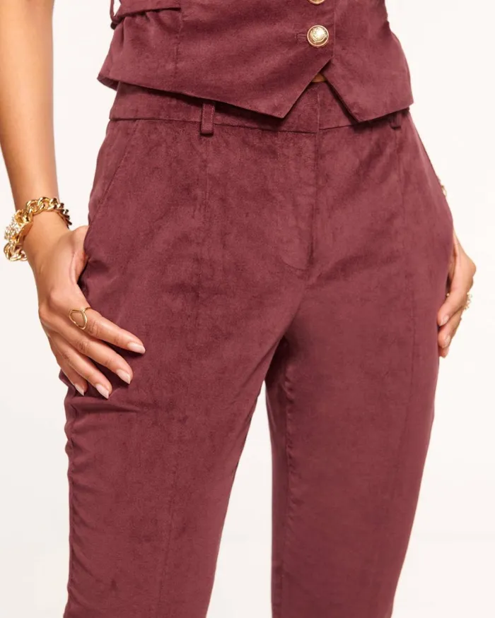 Women Miriam SplitHem Pant Cabernet Ramy Brook Pants