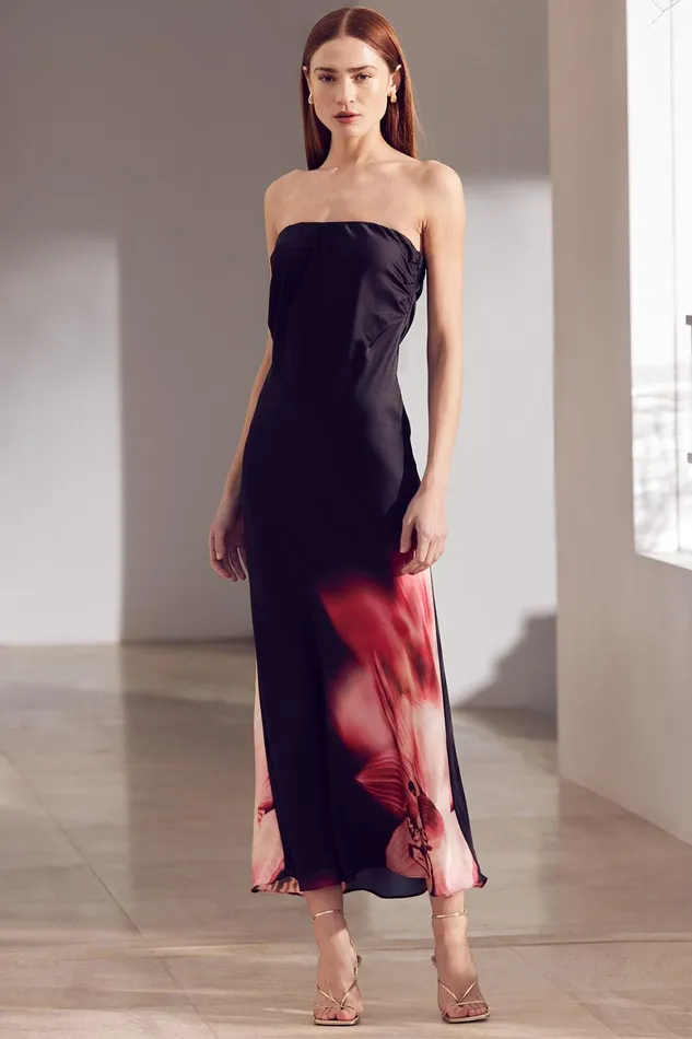 Women MISA Los Angeles Dresses CHERYL DRESS Fernal Glow