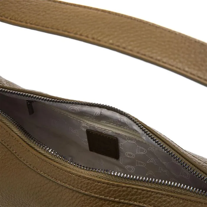 Women Moda In Pelle Shoulder Bags Brody Bag Khaki Porvair Women Moda In Pelle Shoulder Bags Brody Bag Khaki Porvair
