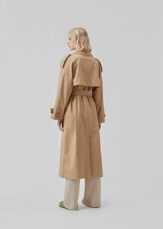 Women Modstrm Coats and Jackets BrodaMD Solid Coat Incense