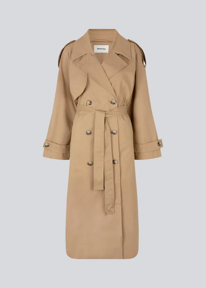Women Modstrm Coats and Jackets BrodaMD Solid Coat Incense