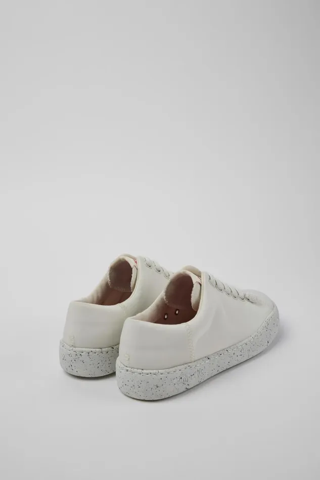 Women Peu Touring White Textile Sneaker Camper Sneakers