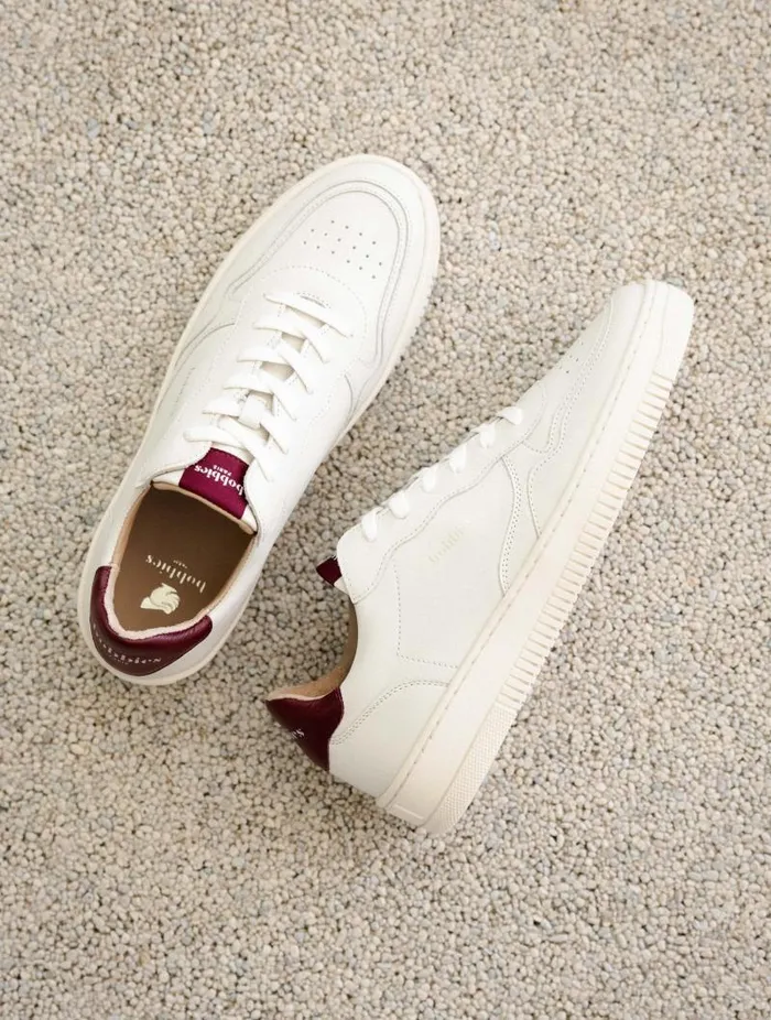 Women Sneakers Bobbies Scott Off White and Garnet Women Sneakers Bobbies Scott Off White and Garnet