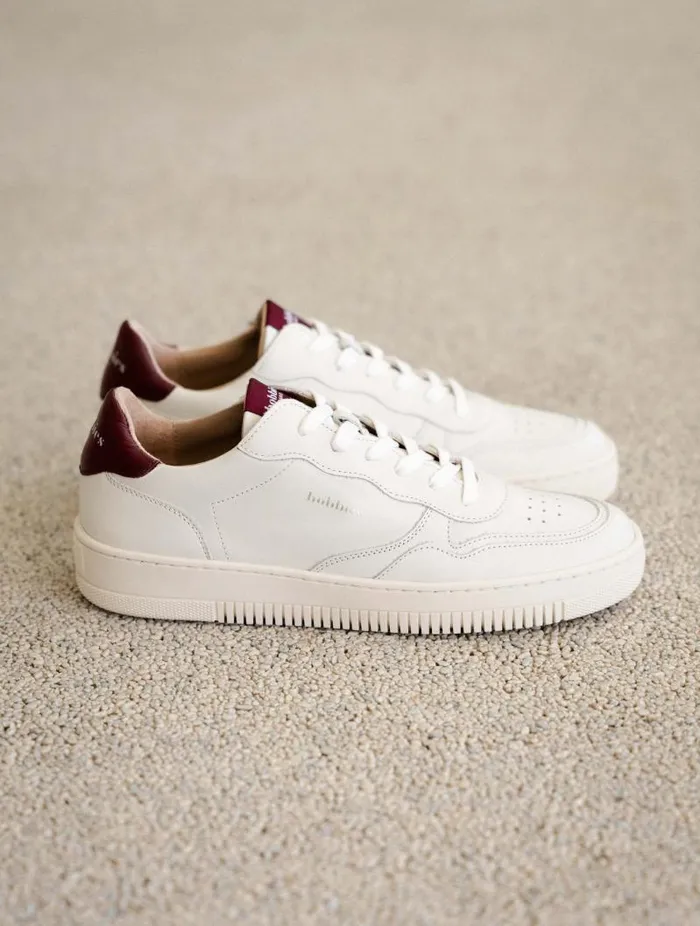Women Sneakers Bobbies Scott Off White and Garnet Women Sneakers Bobbies Scott Off White and Garnet