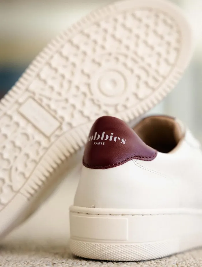 Women Sneakers Bobbies Scott Off White and Garnet Women Sneakers Bobbies Scott Off White and Garnet