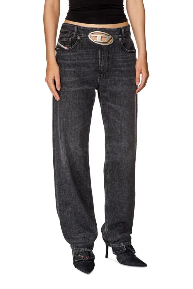 Women Straight Jeans DArk 0ckah Blackdark Grey Diesel Straight Women Straight Jeans DArk 0ckah Blackdark Grey Diesel Straight