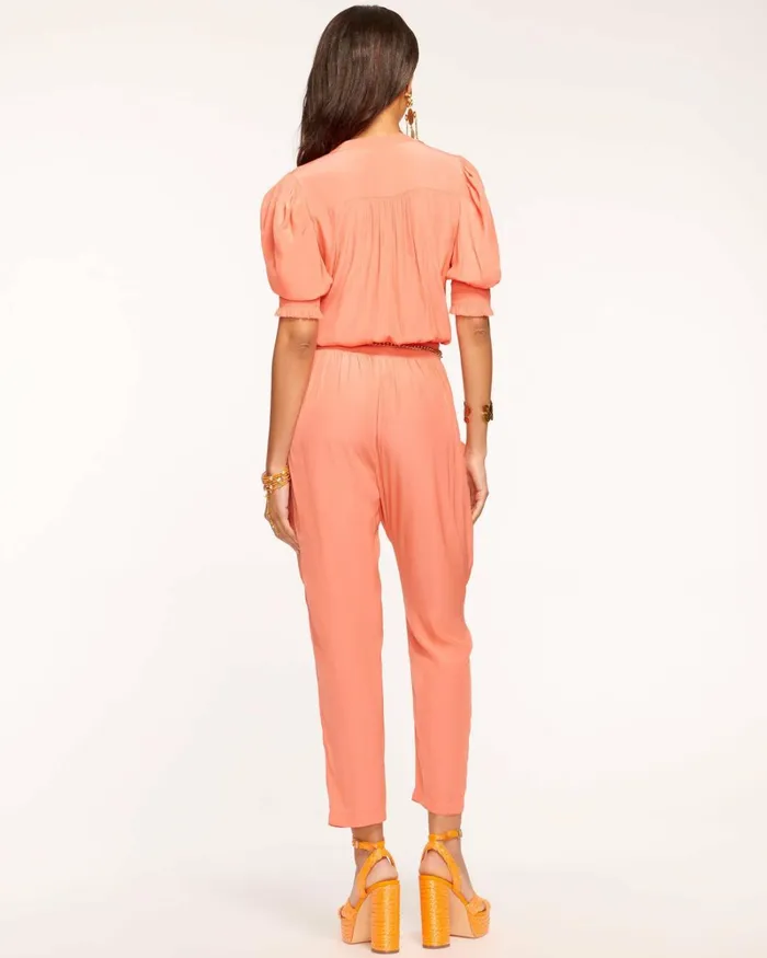 Women Tracey Puff Sleeve Jumpsuit Navy Ramy Brook Dresses Women Tracey Puff Sleeve Jumpsuit Navy Ramy Brook Dresses