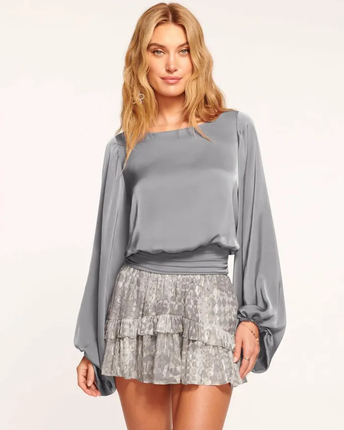 Women Vivian Long Sleeve Top Mulberry Ramy Brook Tops Women Vivian Long Sleeve Top Mulberry Ramy Brook Tops