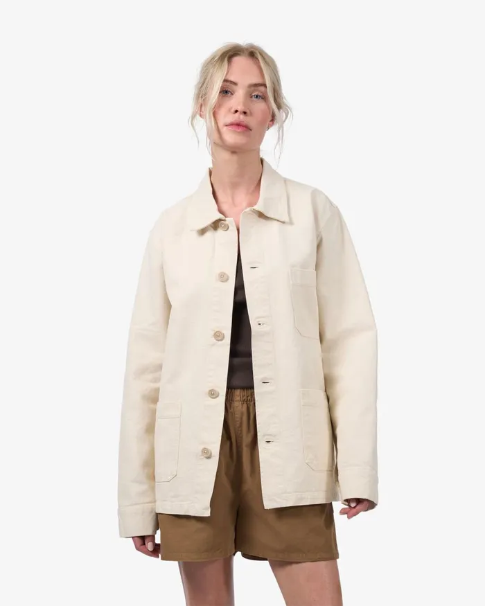Women Workwear Jackets Colorful Standard Organic Workwear Jacket Hunter Green