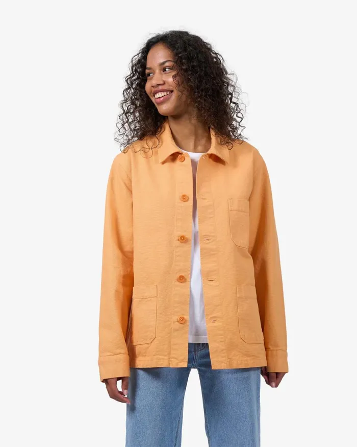 Women Workwear Jackets Colorful Standard Organic Workwear Jacket Oxblood Red