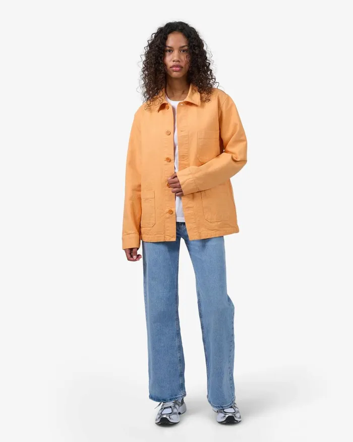 Women Workwear Jackets Colorful Standard Organic Workwear Jacket Oxblood Red